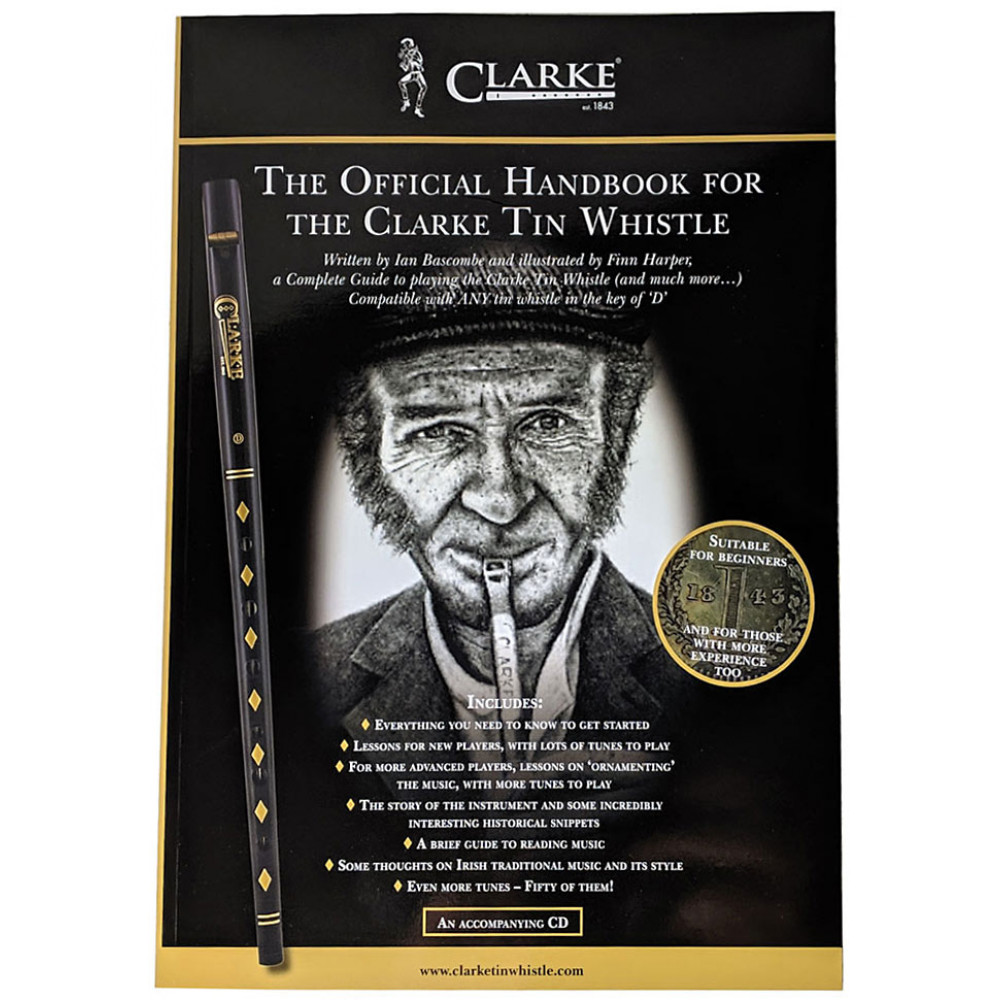 clark tin whistle and book